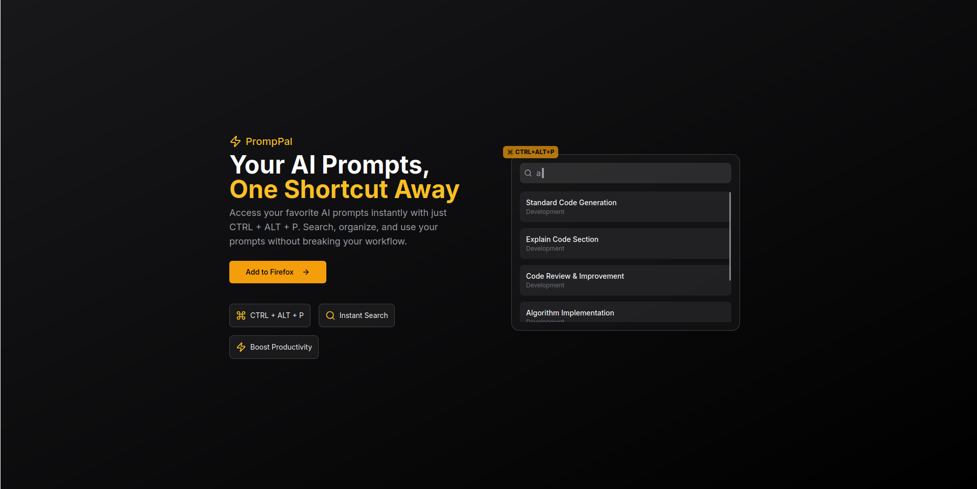 PrompPal Browser Extension